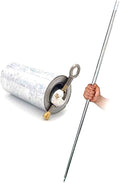 WSNMING 59" Metal Appearing Cane Magic Wand for Professional Magician Stage Close-up Magic Trick Magic Accessories (Silver)